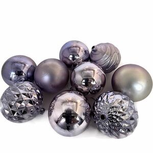 Craft Ornament Balls Lot Purple